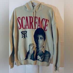 Men’s Scarface Beige Hoodie